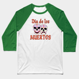 Dia de los Muertos Sugar Skulls Baseball T-Shirt